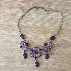 Purple Statement Necklace